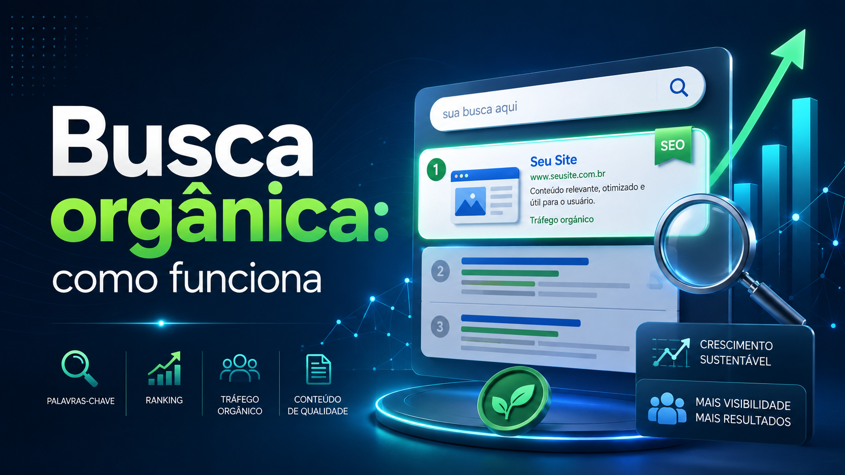 Busca orgânica: como funciona, por que importa e como aparecer